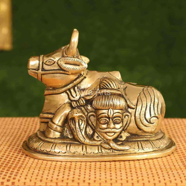 Nandi Maharaj Statue Brass